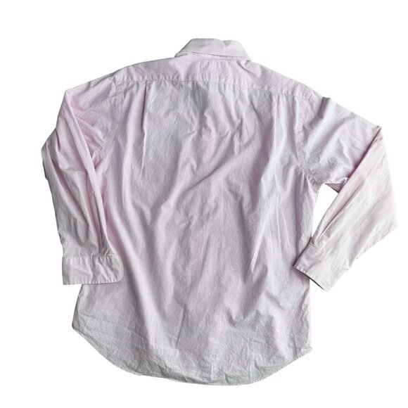 Polo Ralph Lauren Regent Custom Pink Checkered Mens Long Sleeve Button Up‎ Shirt - Picture 6 of 7